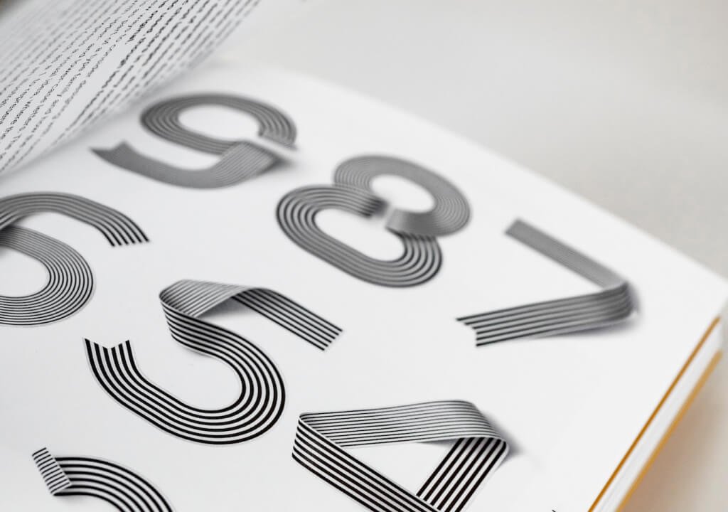 Lines Numbers Poster Template downloadable design resource image 26